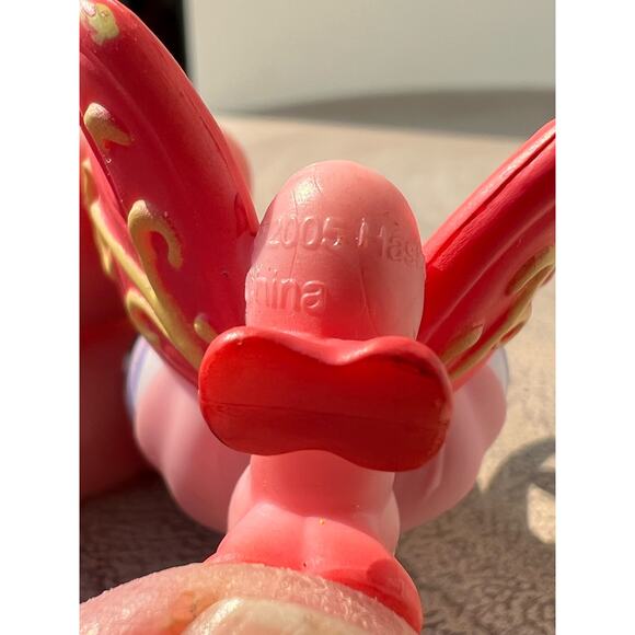 Littlest Pet Shop LPS Pink Yellow Butterfly #202 Hasbro 2005 - Picture 5 of 5